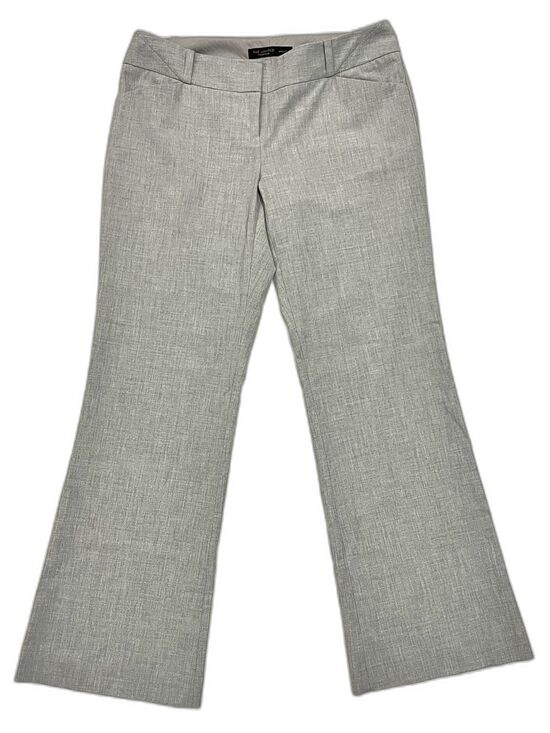 The Limited Pants - The Limited Collection Drew Fit Light Gray Dress Polyester Blend Pants Women’s 4